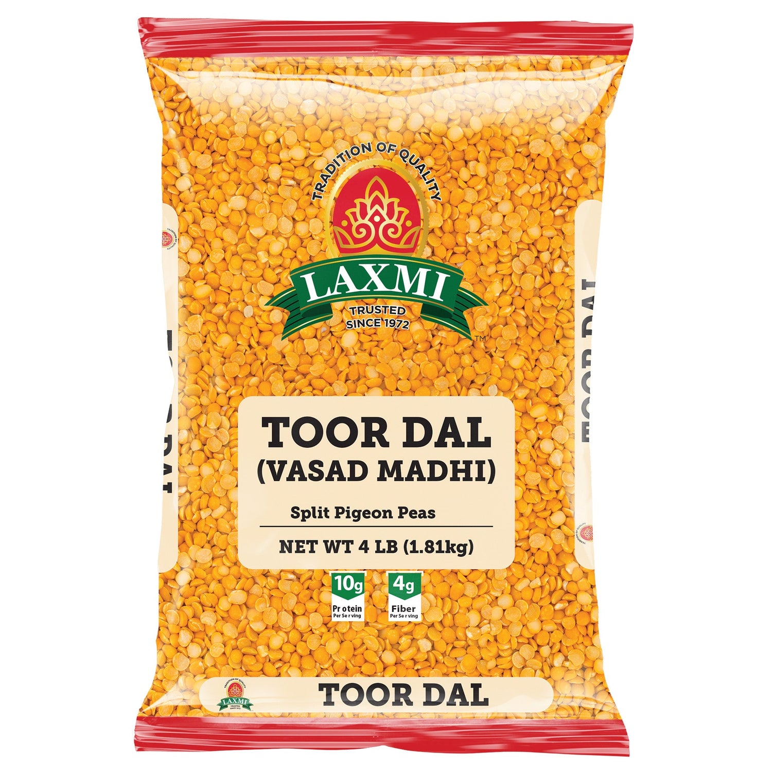 Laxmi Vsd Madhi Toor Dal 4 Lb