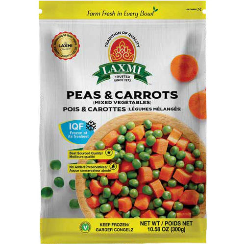Laxmi Peas & Carrots 300G