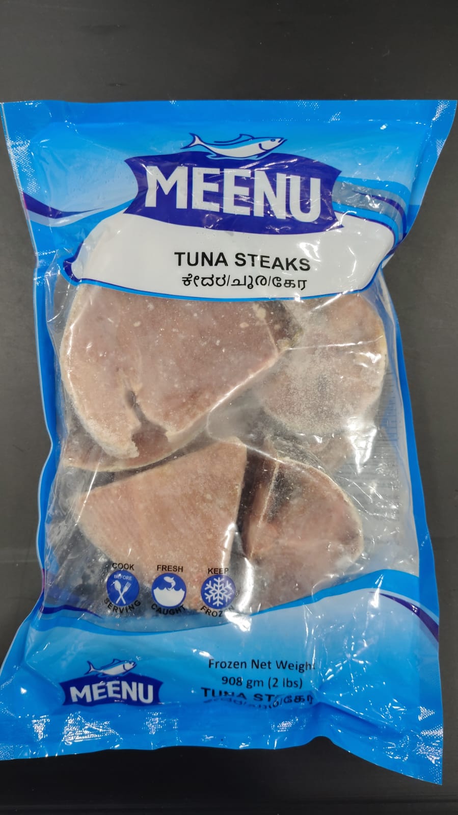 MEENU TUNA STEAKS 2LB