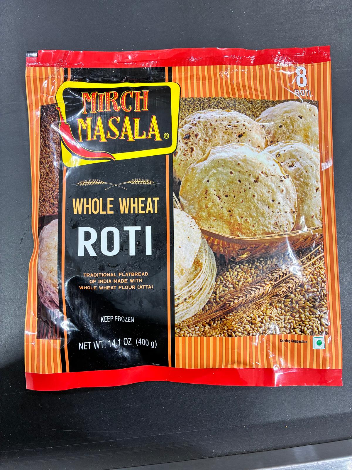 Mirch Masala Whole Wheat Roti 14.1Oz
