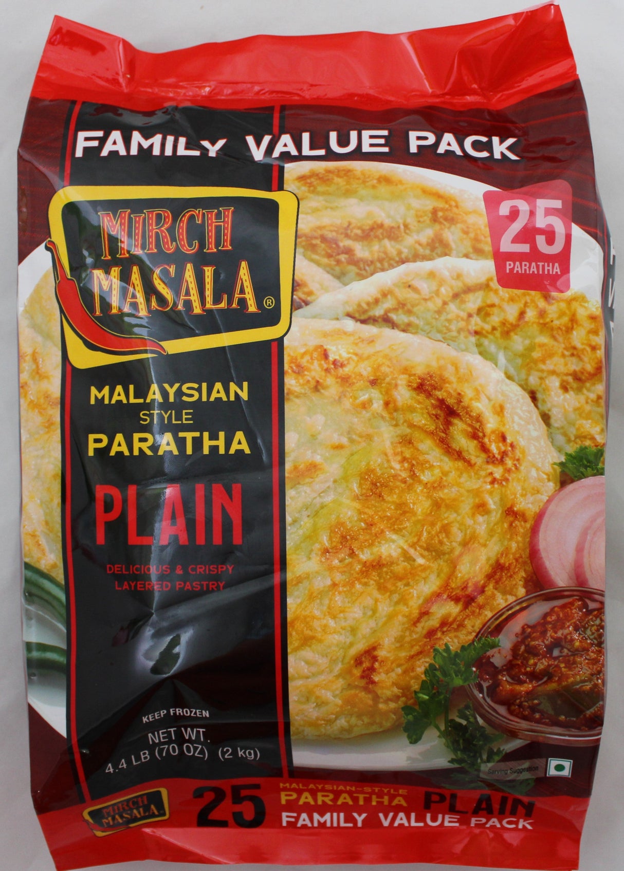 Mich Masala Family Pack Paratha Plain 25Pc