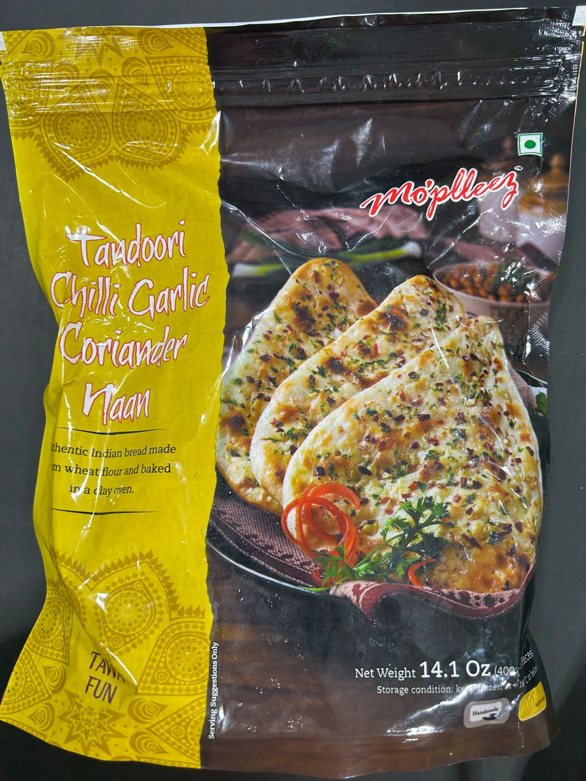 MOP TANDOORI CH GAR. NAAN 400G