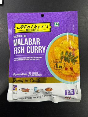 MOTHERS MAL FISH CURRY 100G