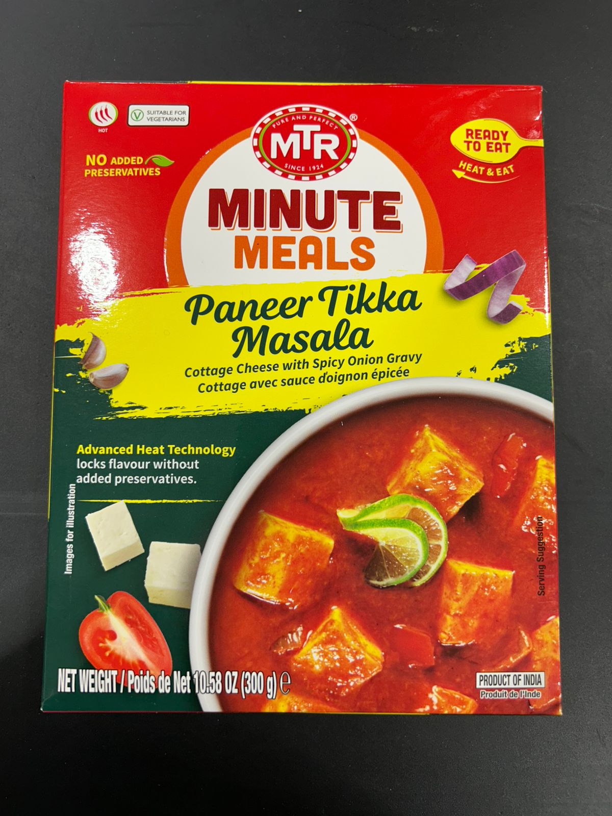 MTR RTE PANEER TIKKA MSLA 300G