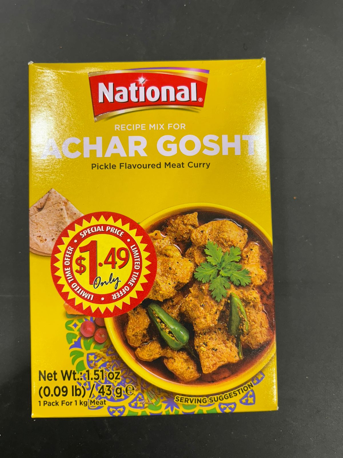 NATIONAL ACHAR GHOSH 50G