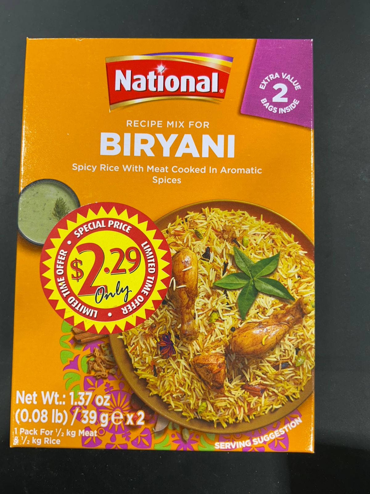 NATIONAL BIRIYANI MASALA 90G