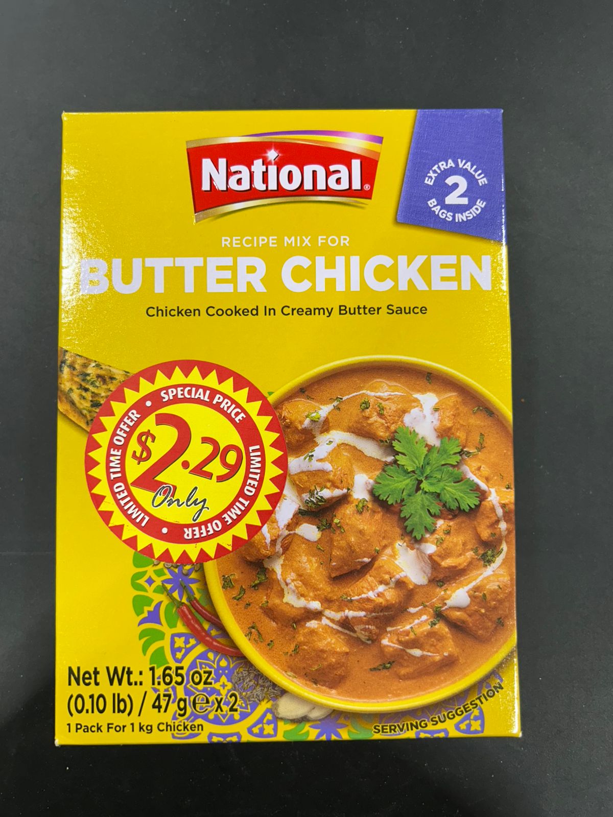 NATIONAL BUTTER CHICKEN MASALA 100G