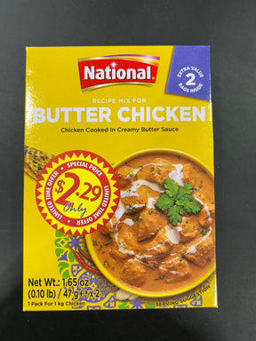 NATIONAL BUTTER CHICKEN MASALA 100G