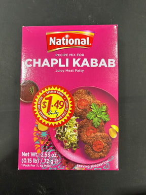 NATIONAL CHAPLI KABAB MASALA 72G