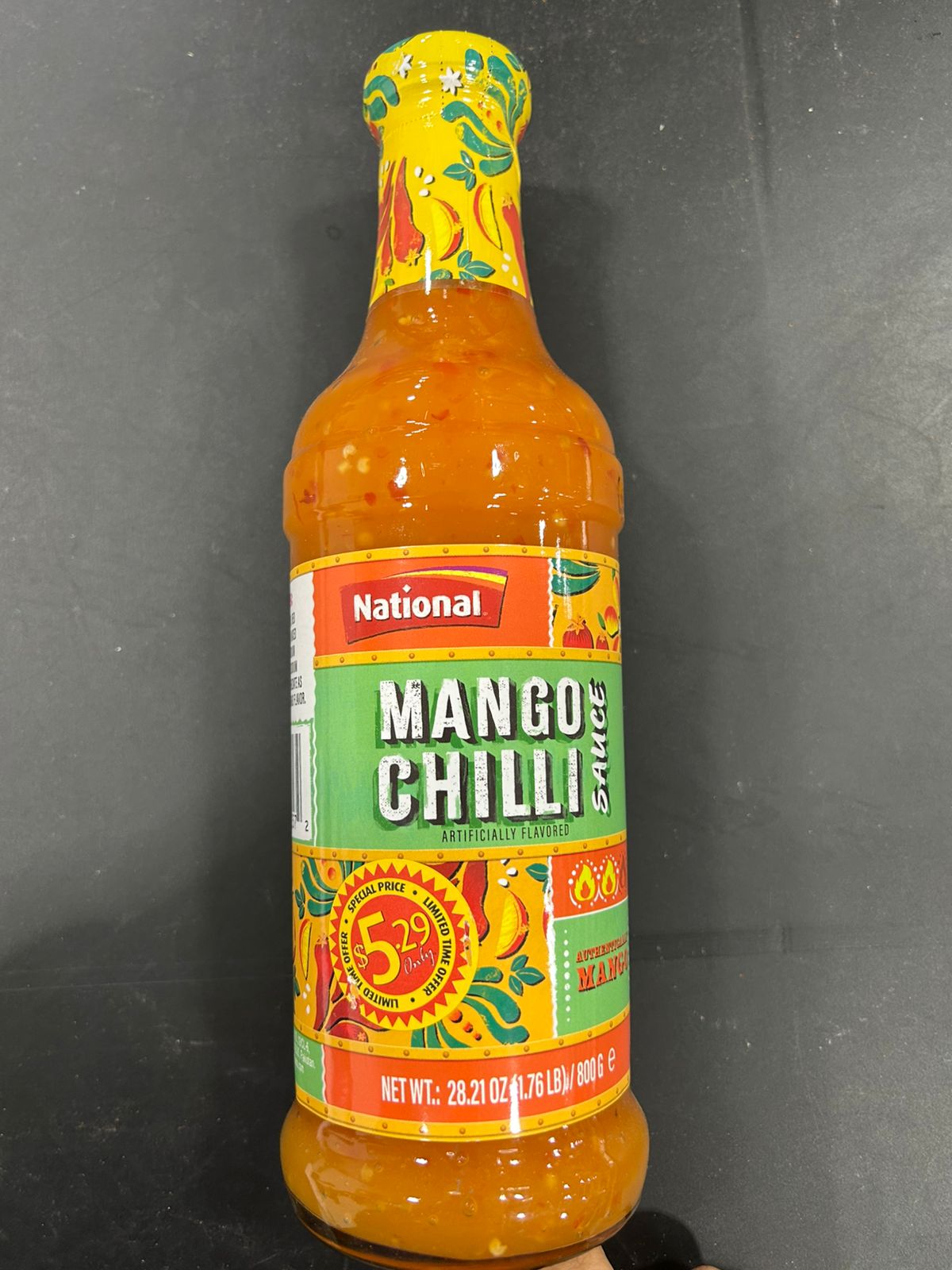 NATIONAL MANGO CHILLI SAUCE 800G