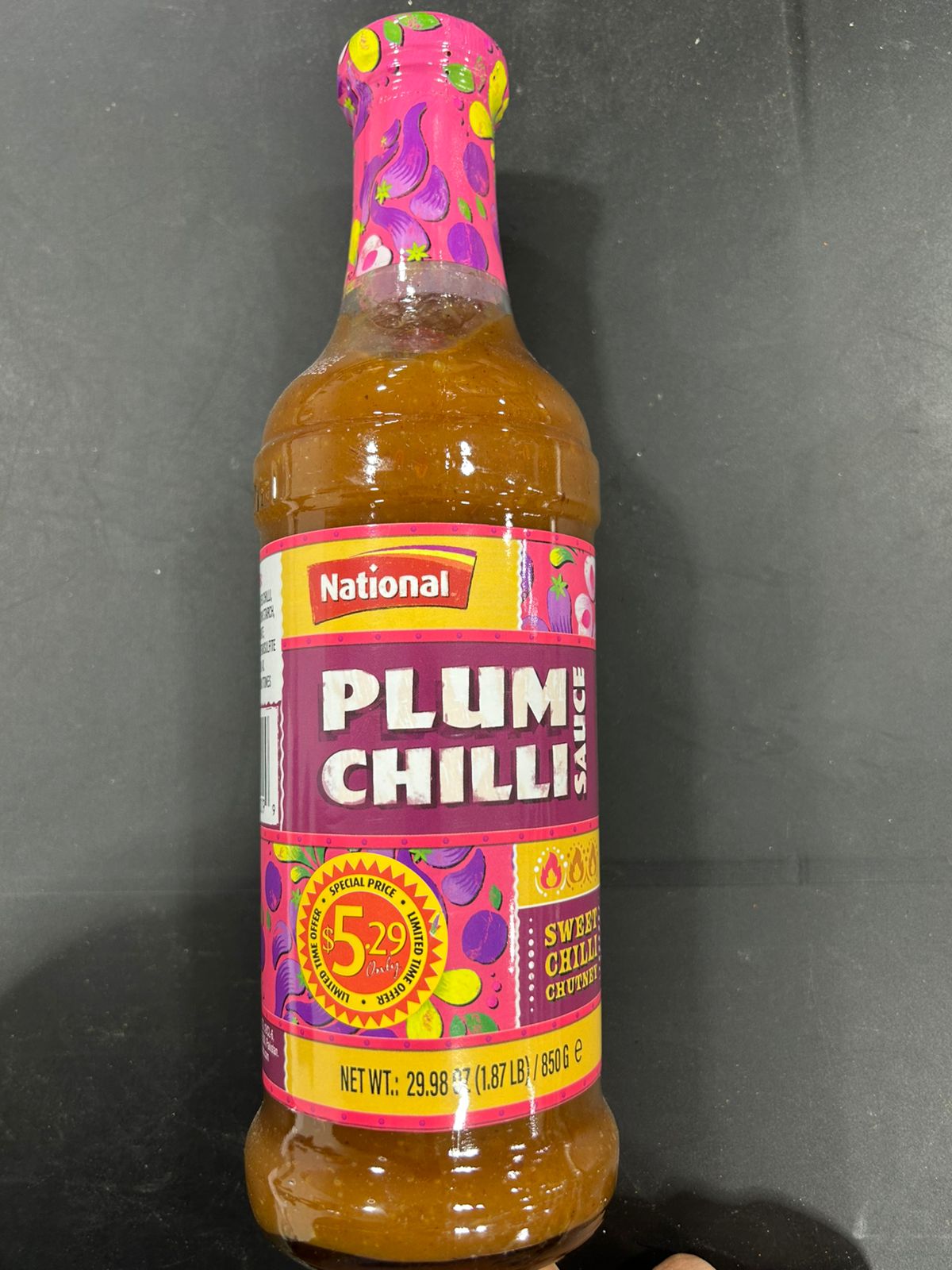 NATIONAL PLUM CHILLI 850G