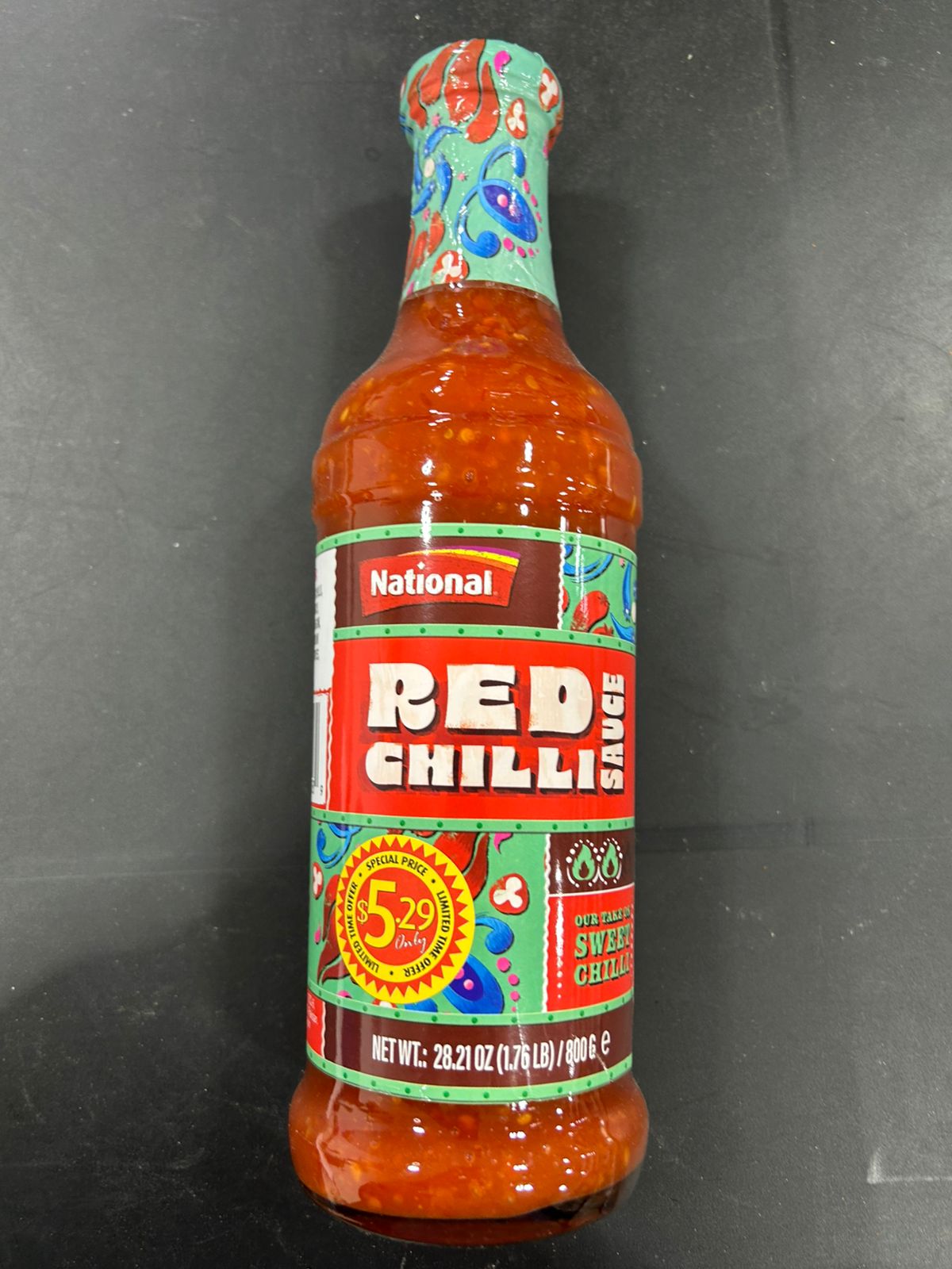 NATIONAL RED CHILLI SAUCE 800G