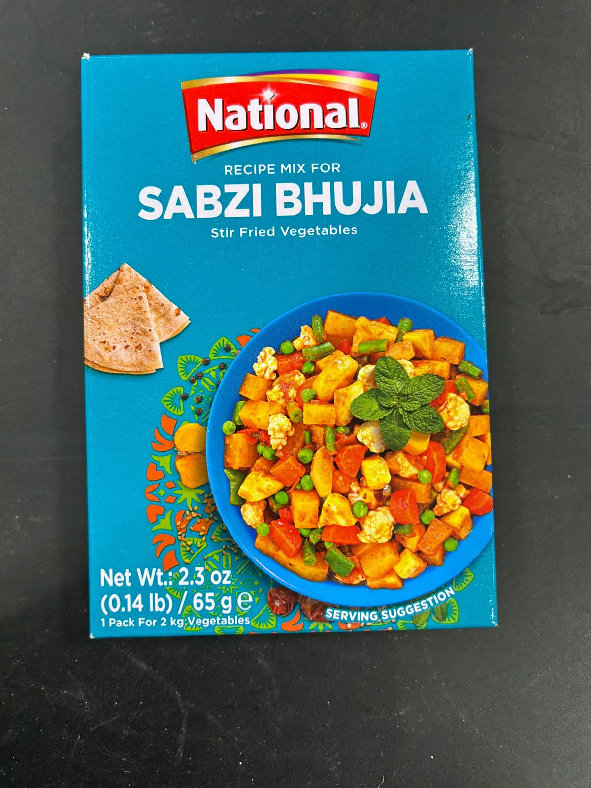 NATIONAL SABZI BHUJIA MASALA 65G