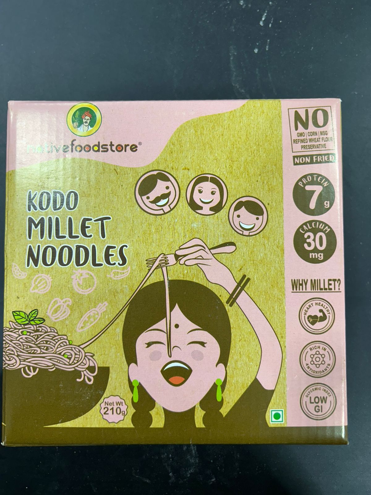 Native KODO MIL NOODLES 210G