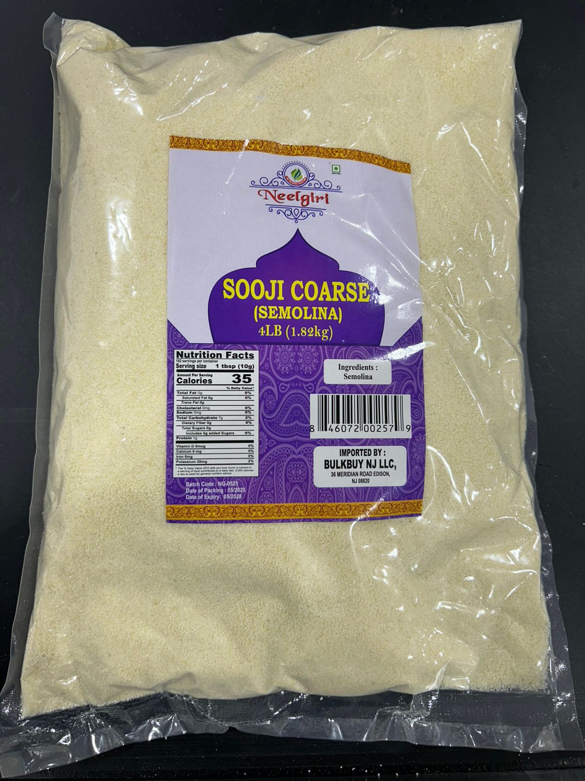 Neelgiri Sooji Coarse 4Lb