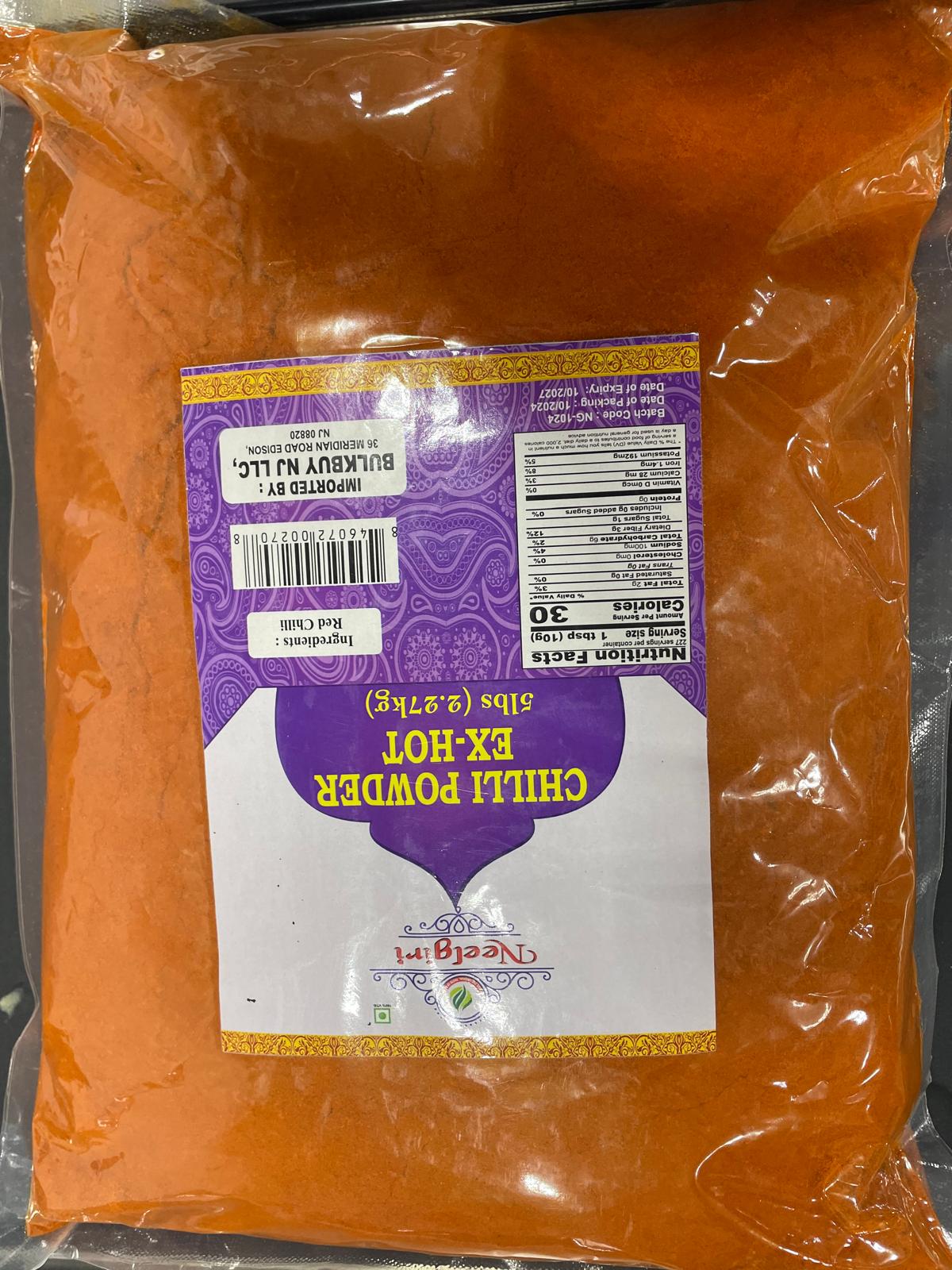 NEELGIRI CHILLI PW X-HOT 5LB