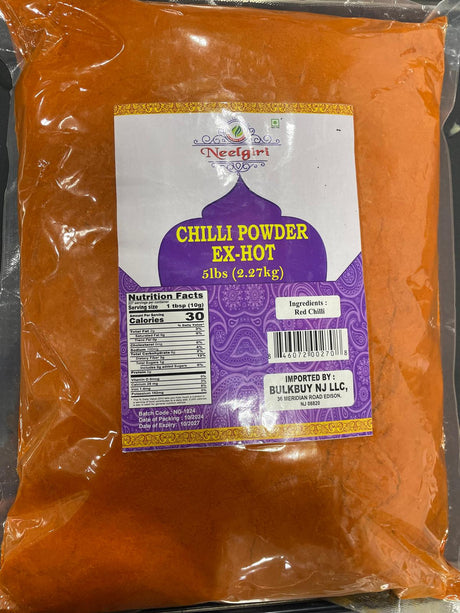 NEELGIRI CHILLI PW X-HOT 5LB