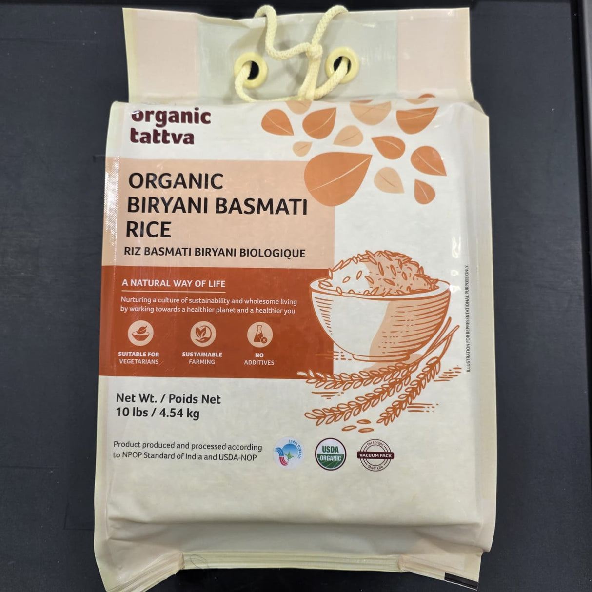 Organic Tattva Biryni Basmati R 4.5Kg