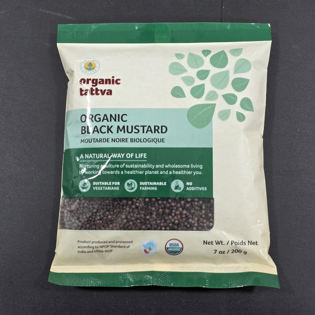 Organic Tattva Black Mustard 200G