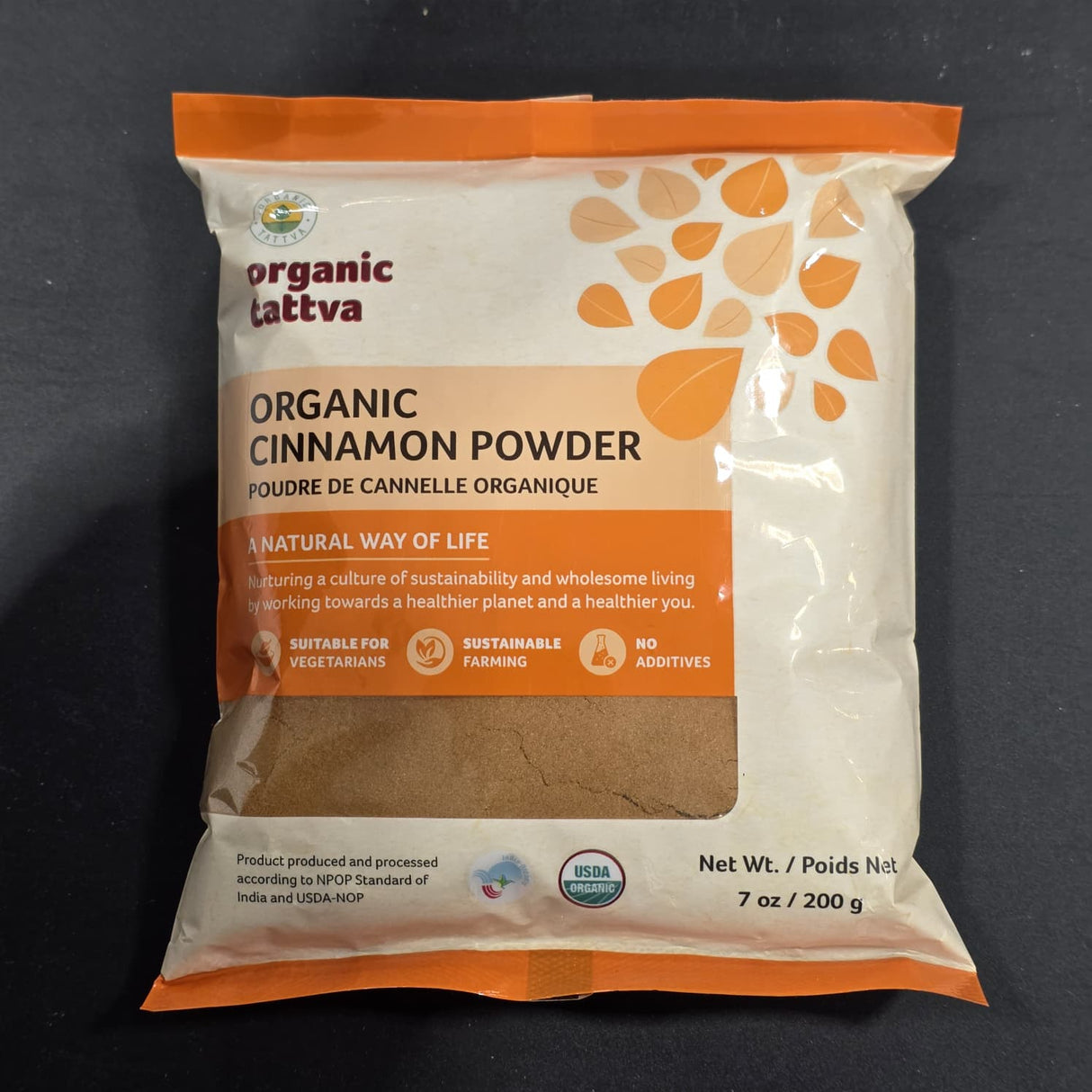 Organic Tattva Cinnamon Powder 200G