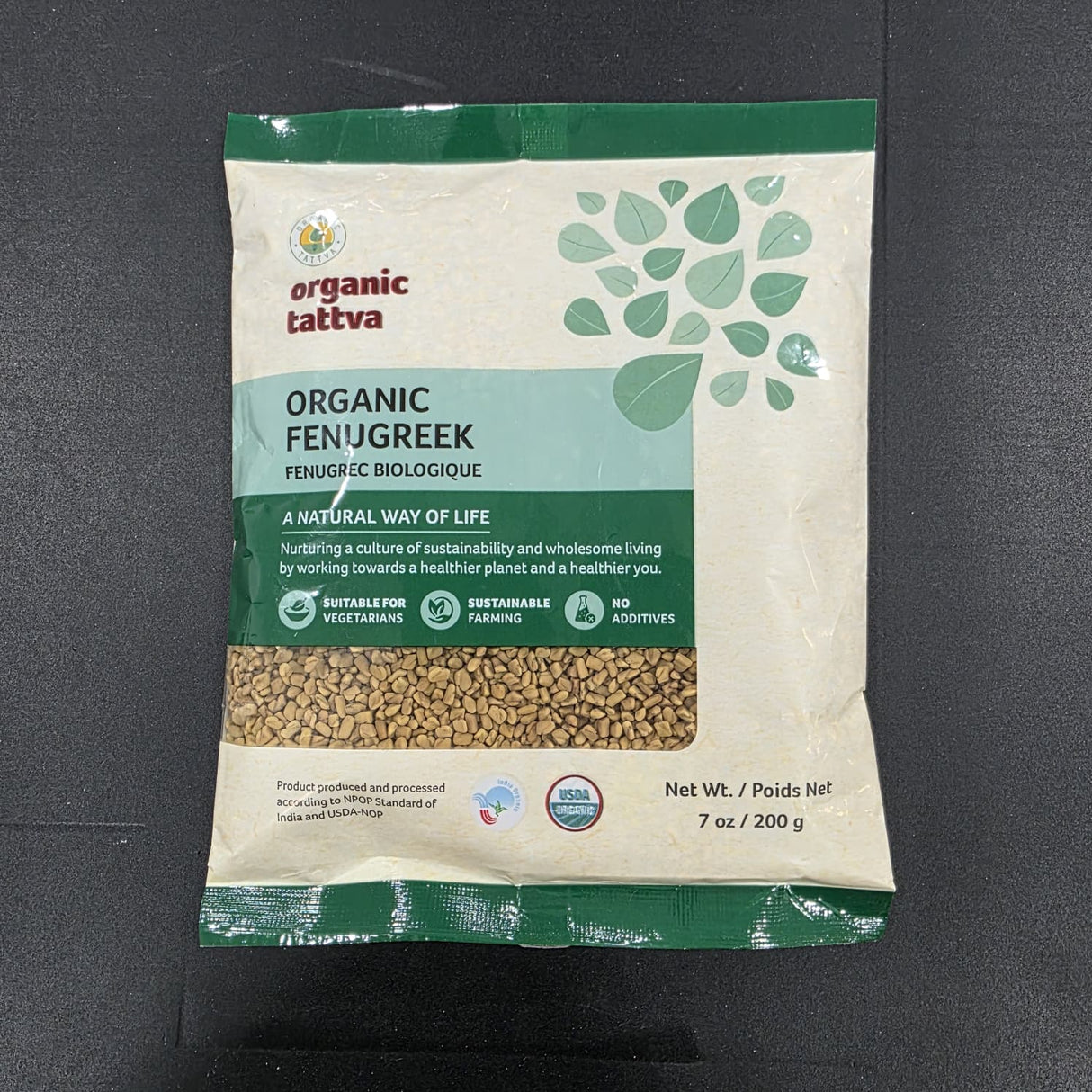 Organic Tattva Fenugreek 200G