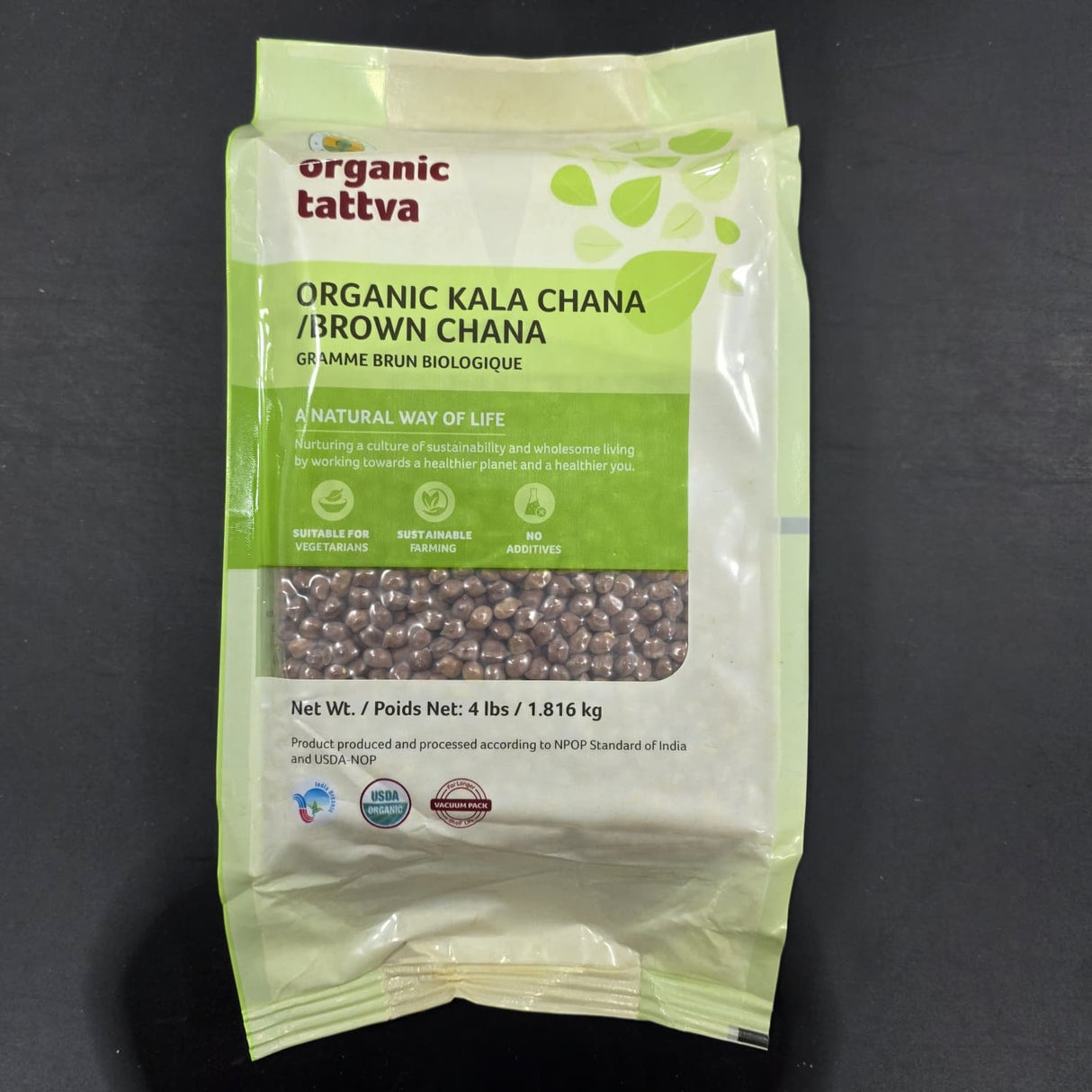 Organic Tattva Kala Cha/Br Chi 1.8Kg