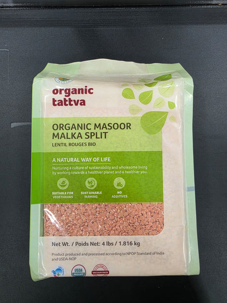 Organic Tattva Masoor Ma Split 1.8Kg