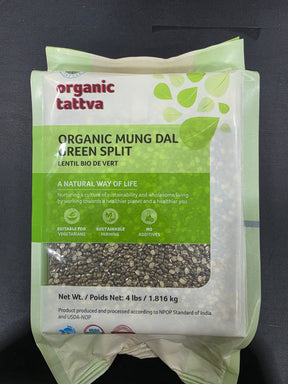 Organic Tattva Moong Dal G Splt 1.8Kg