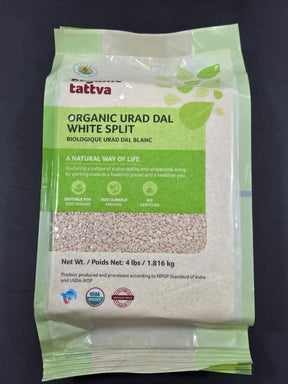 Organic Tattva Urad Dal W Split 1.8Kg