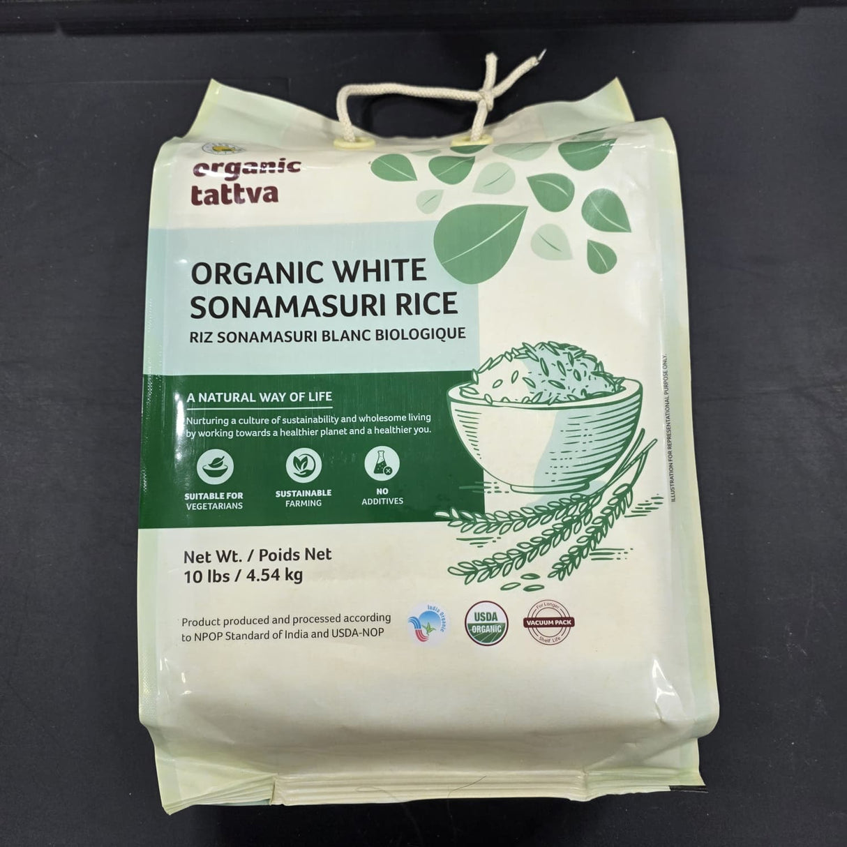 Organic Tattva Whi Sonamasuri R 4.5Kg