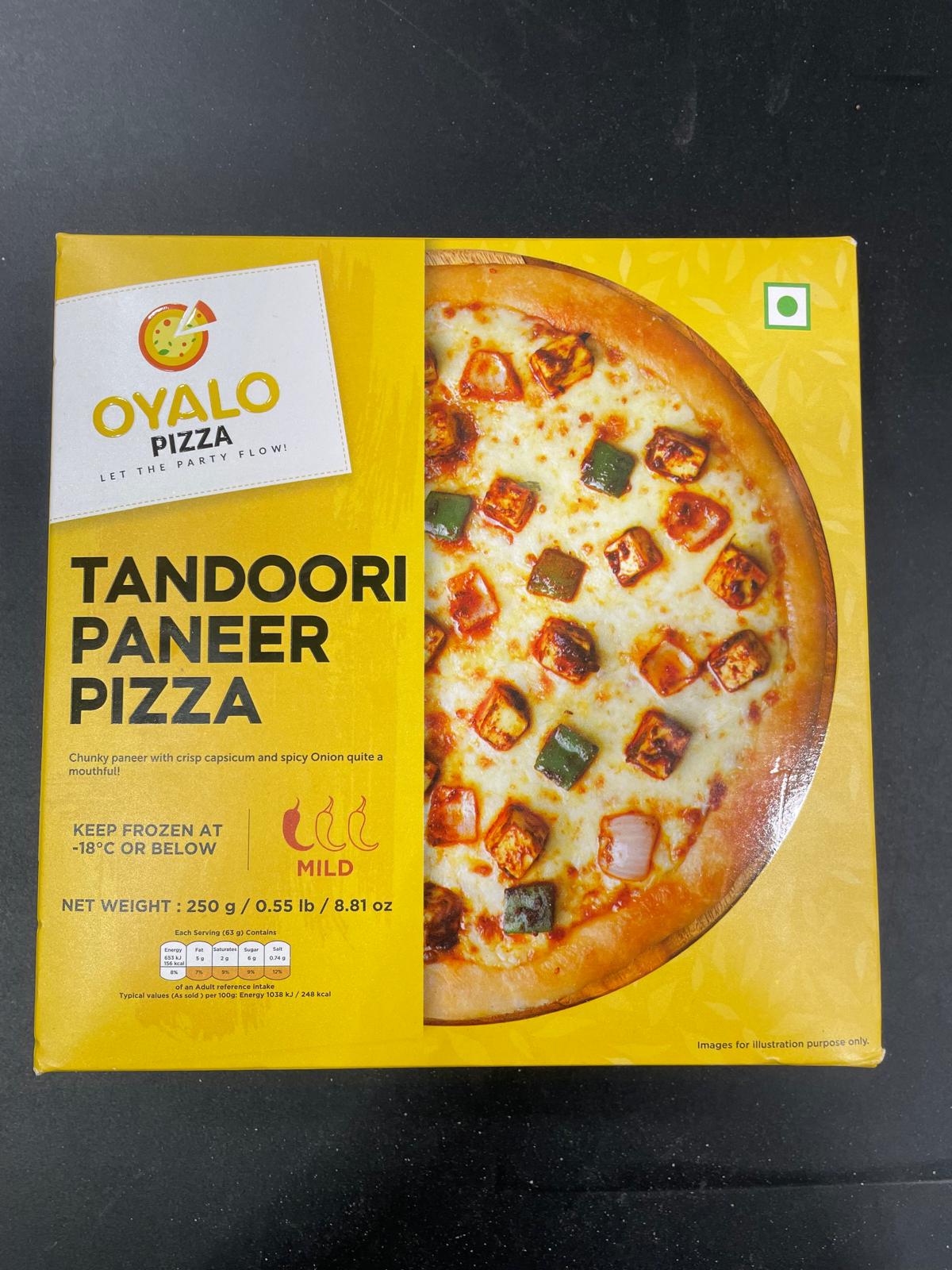 Oyalo Tan Paneer Pizza 250G