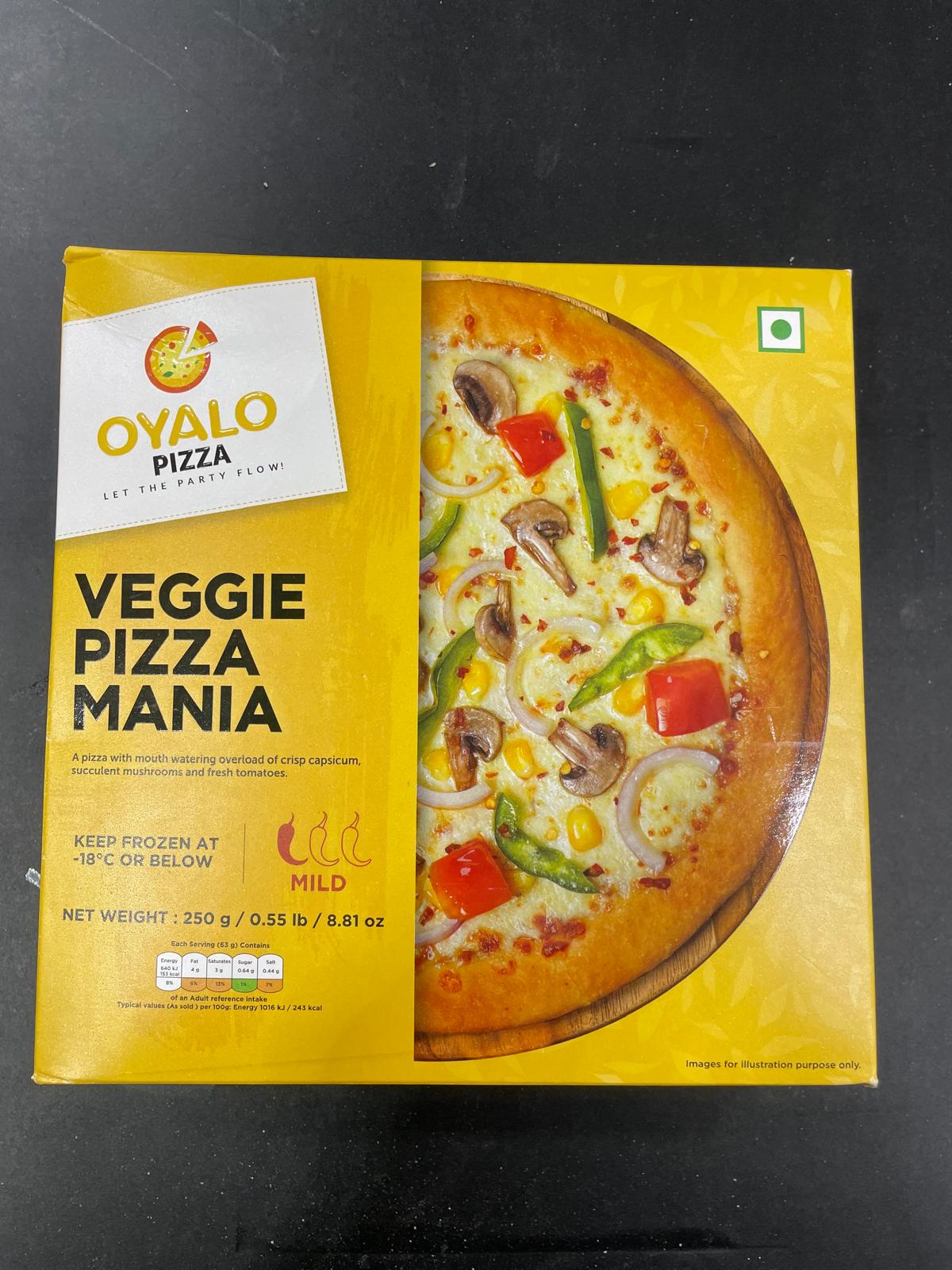 Oyalo Veg Pizza 250G