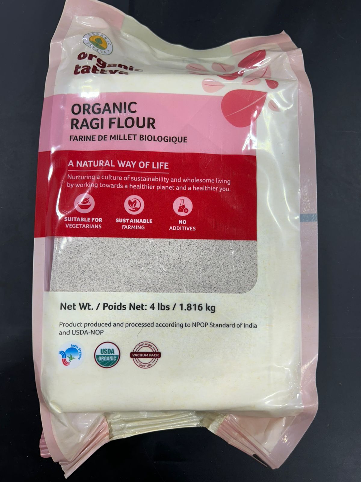 Organic Tattva Ragi Flour 1.81Kg