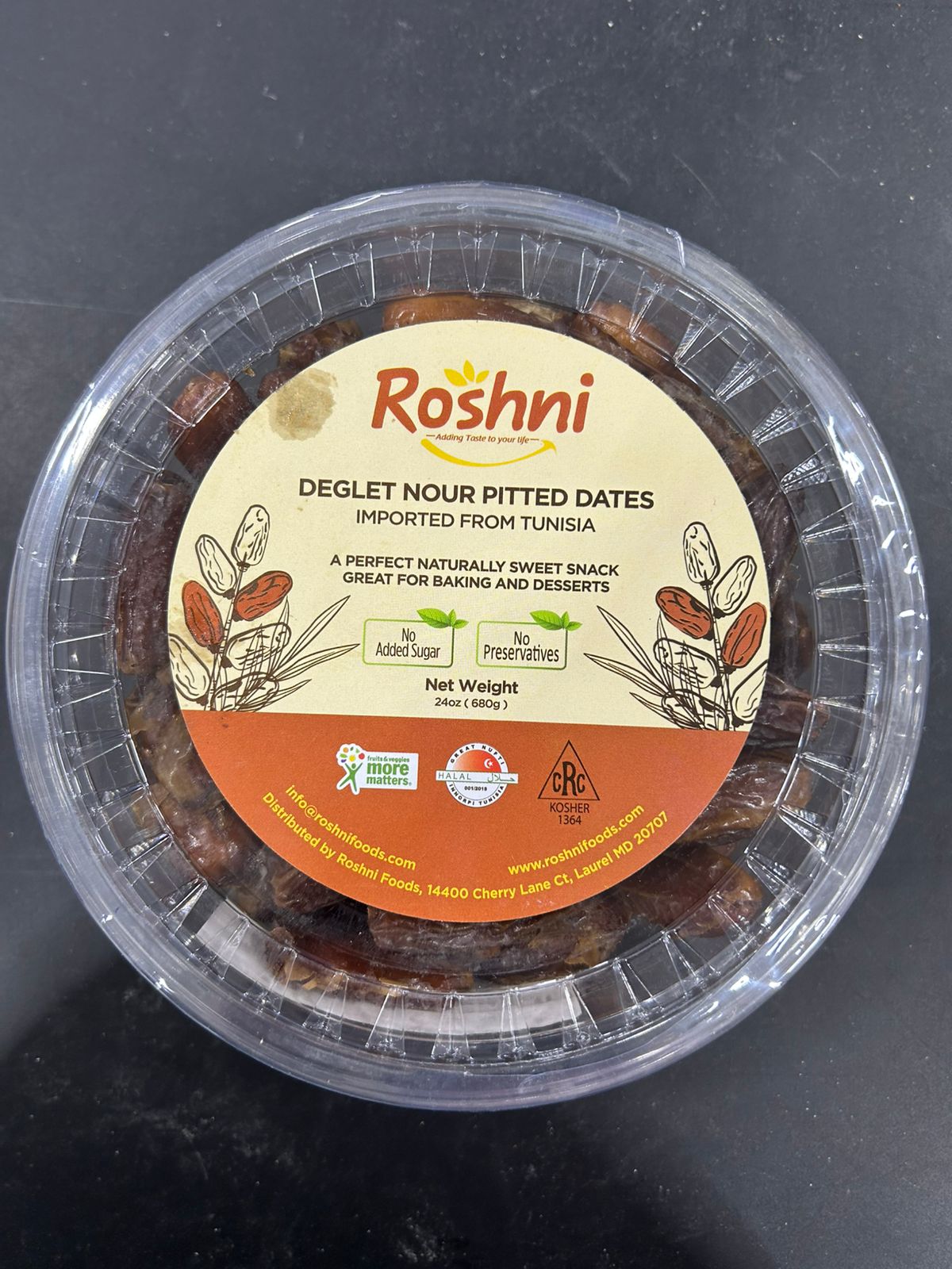 PITTED DATES 680G