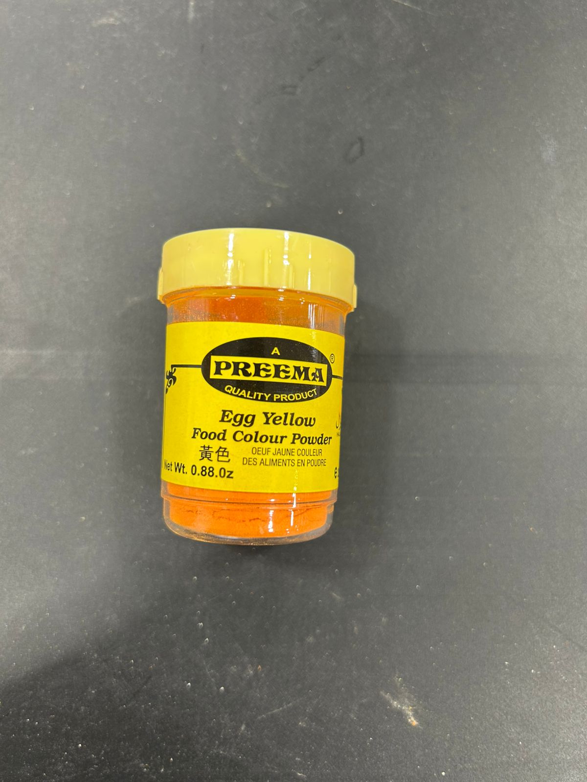 PREEMA FOOD CLR EGG YELLOW 25G