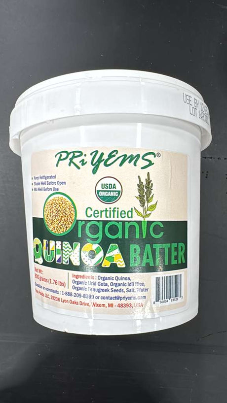 PRIYAMS ORG QUINOA BATTER 900G