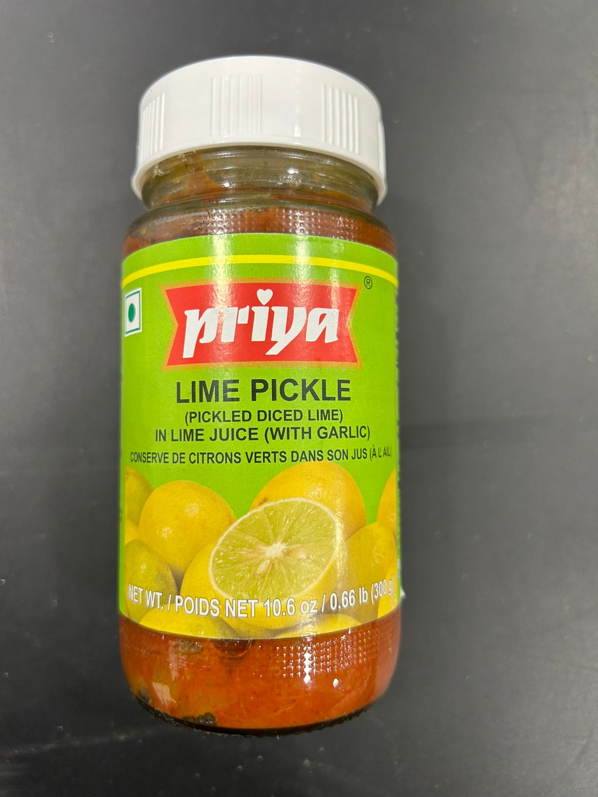Priya Lime Ginger Pickle With Garlic 300G