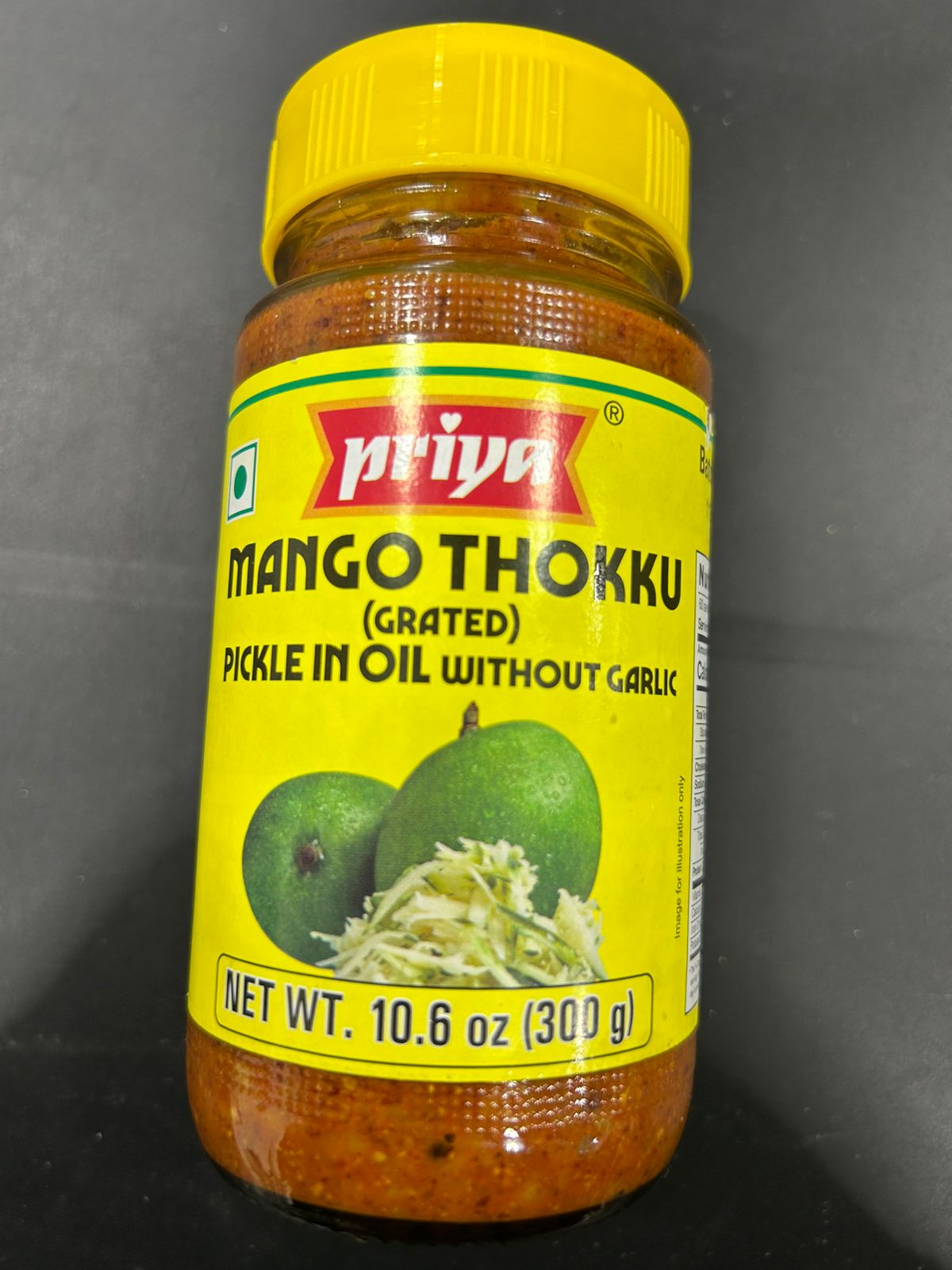 Priya Mango Thokku Without Garlic 300G