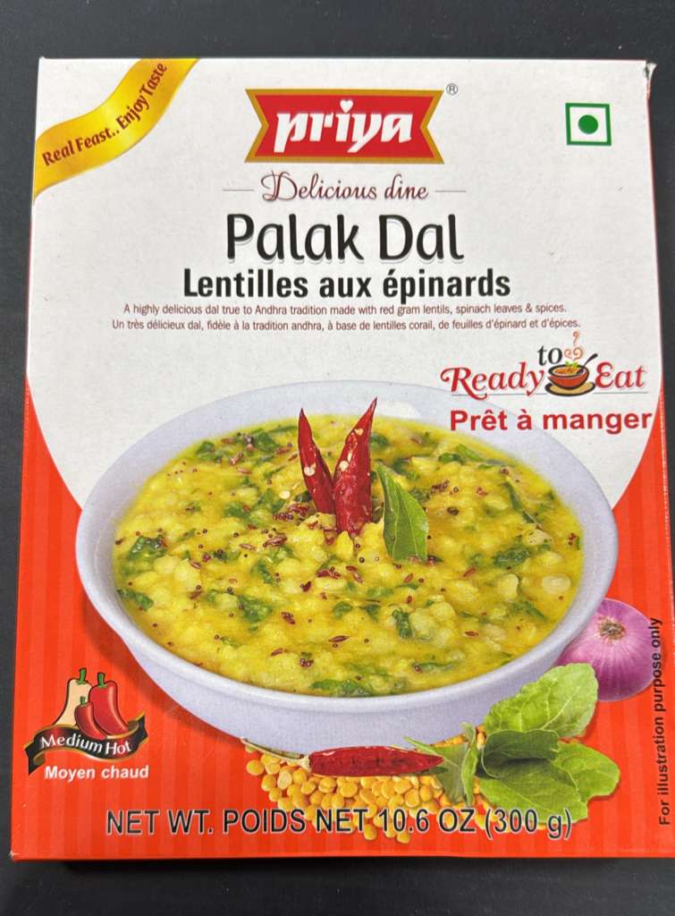 PRIYA PALAK DAL 300G
