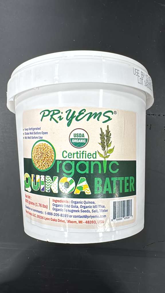 PRIYEMS ORG QUINOA BATTER 800G