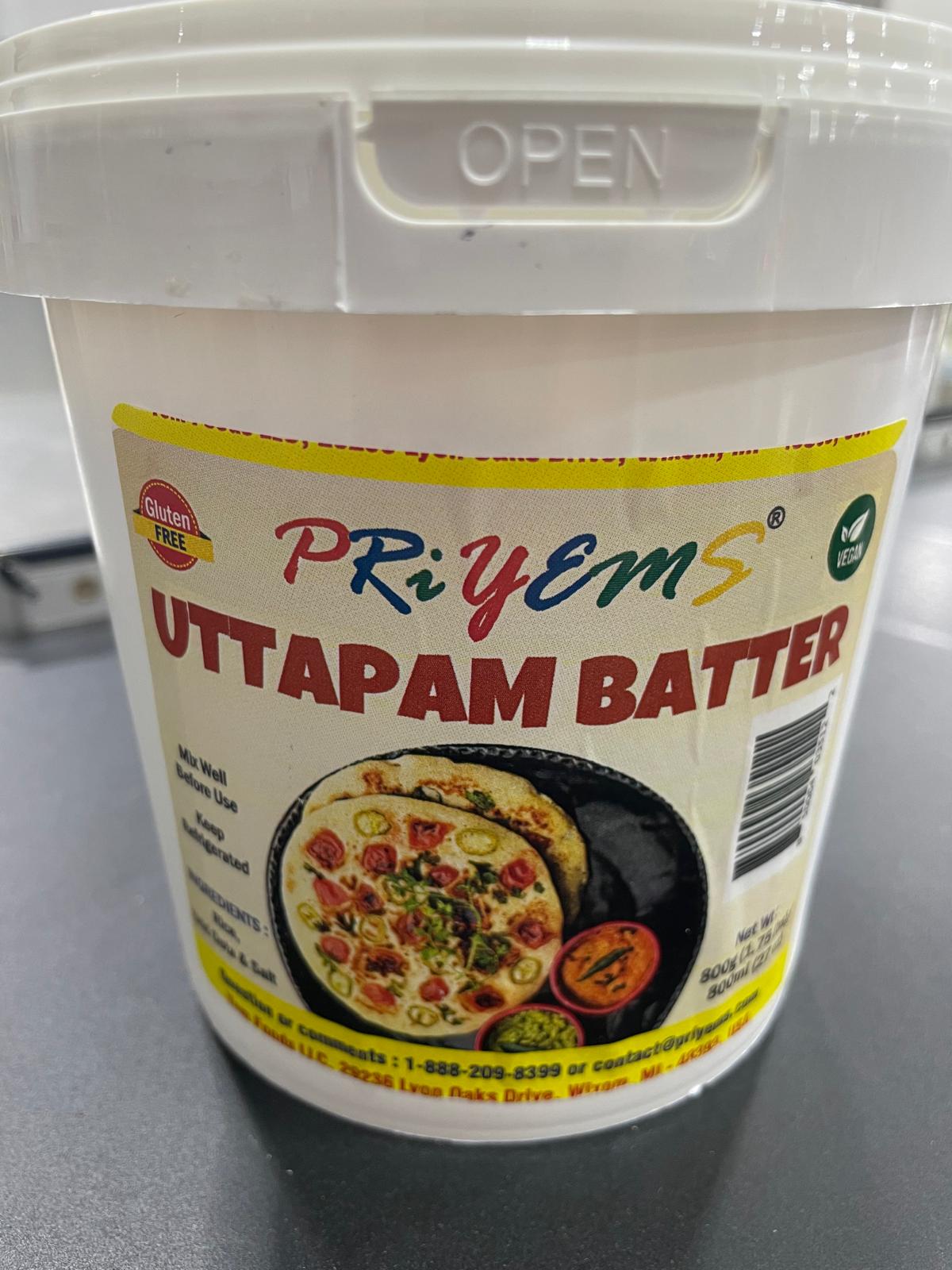 Priyems Uttapam Batter 800G