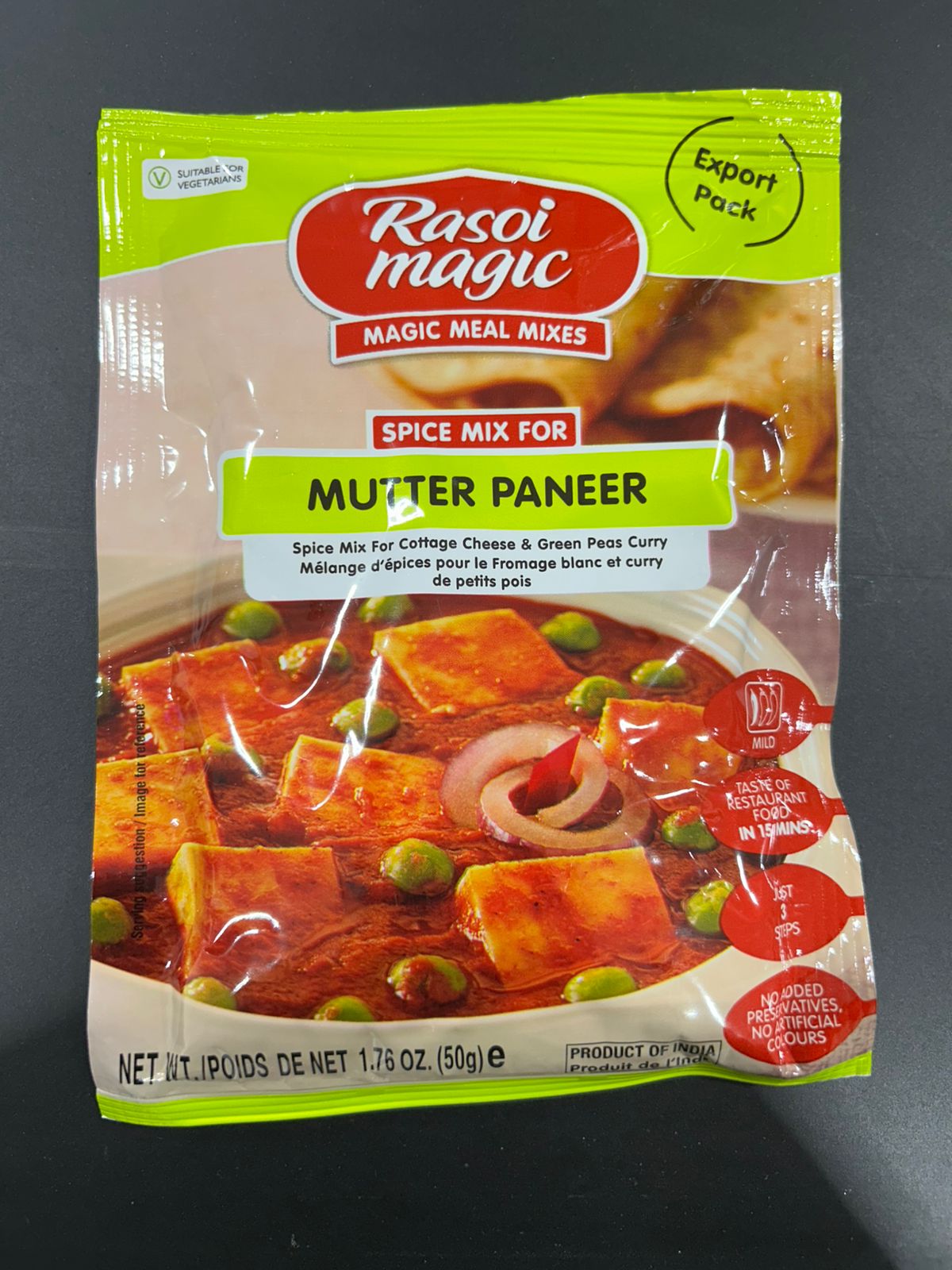 RASOI MAGIC MUTTER PANEER 50G