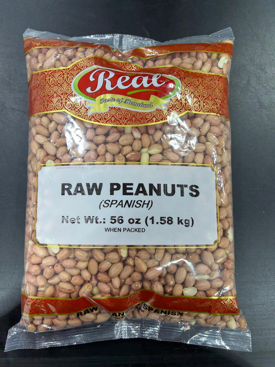 REAL SPA RAW P.NUTS 56OZ