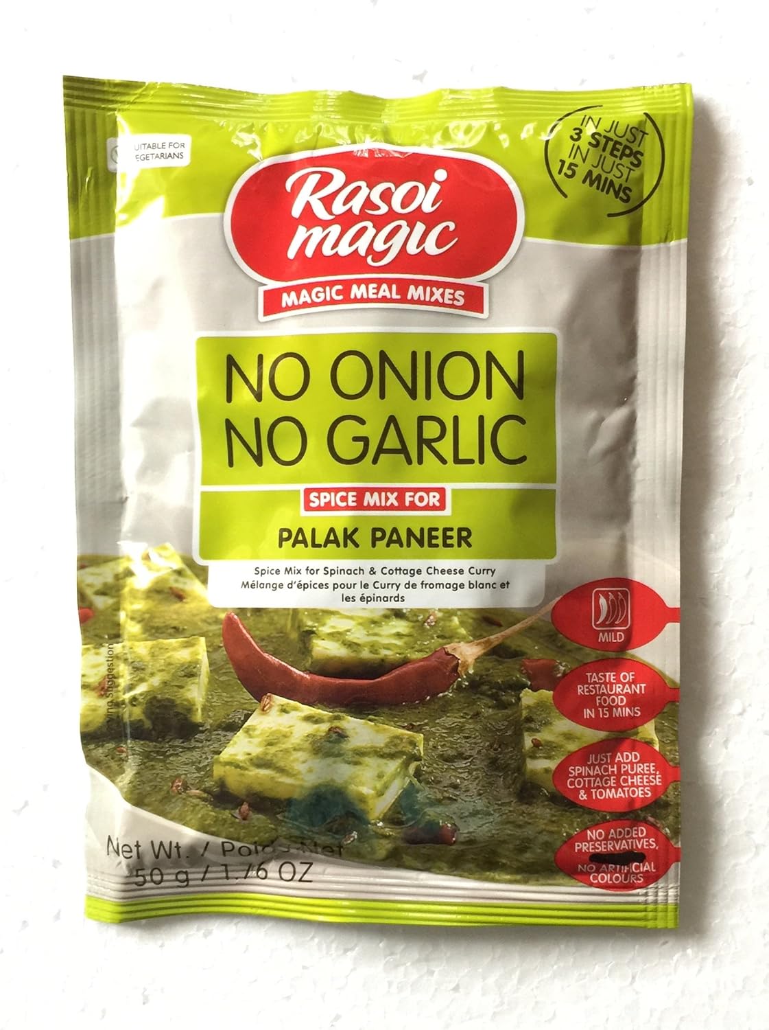 Rasoi Nong Palak Paneer 50G