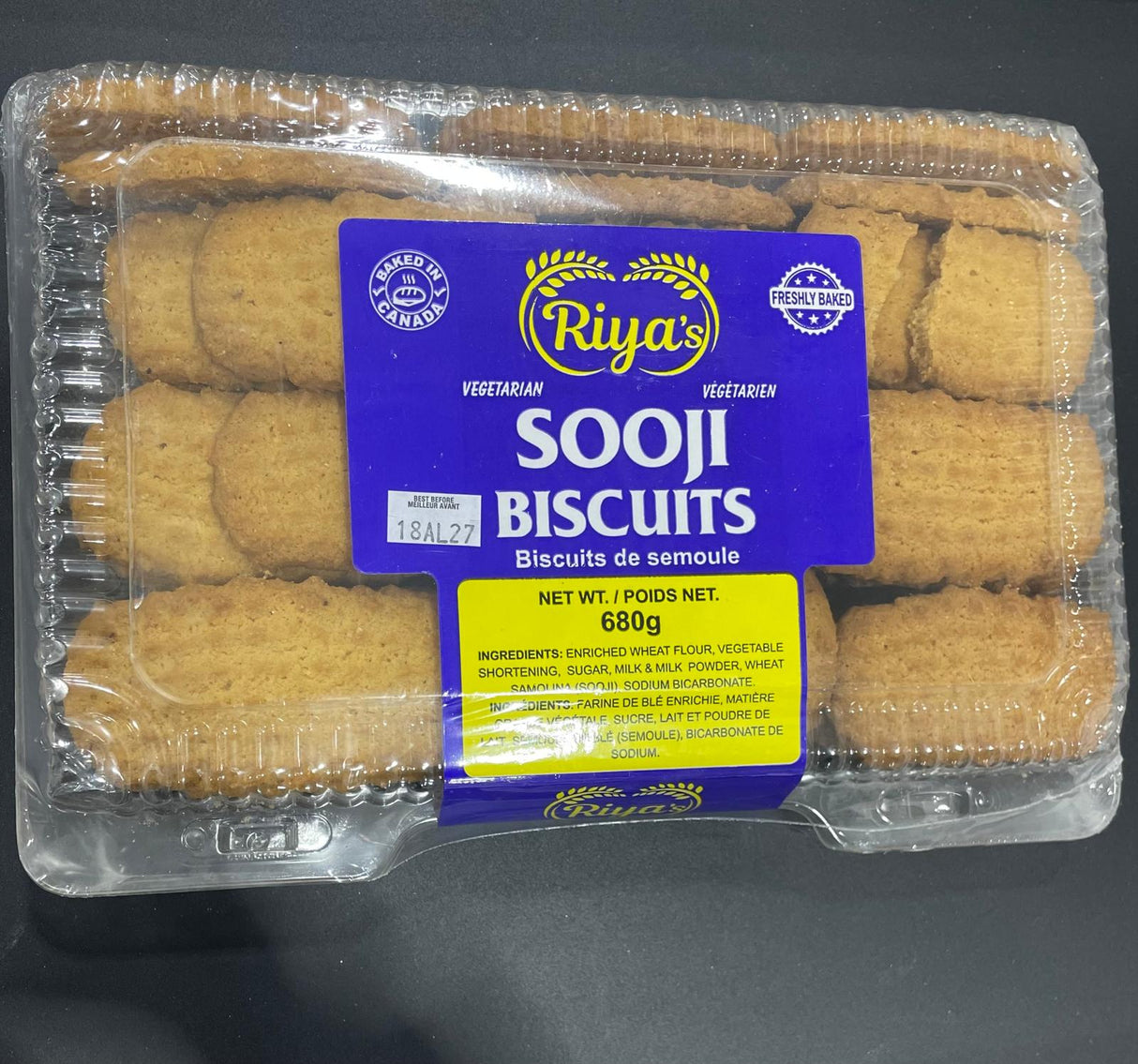 RIYA SOOJI BISCUIT 680G