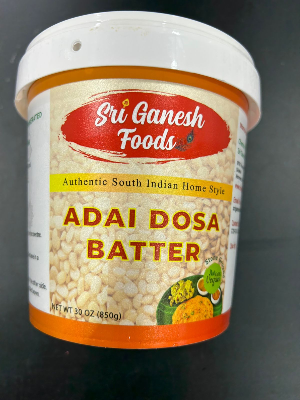Sri Ganesh Adai Dosa Batter 30Oz