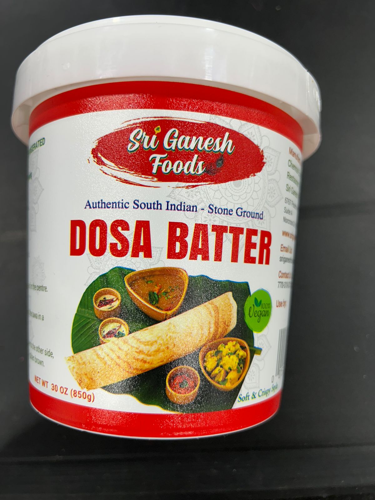 Sri Ganesh Dosa Batter 30Oz