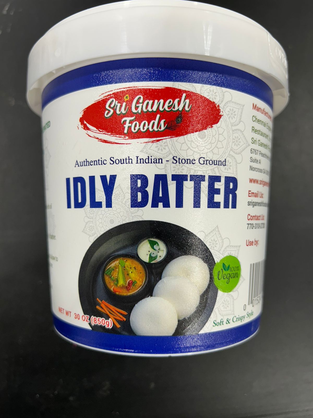 Sri Ganesh Idly Batter 30Oz
