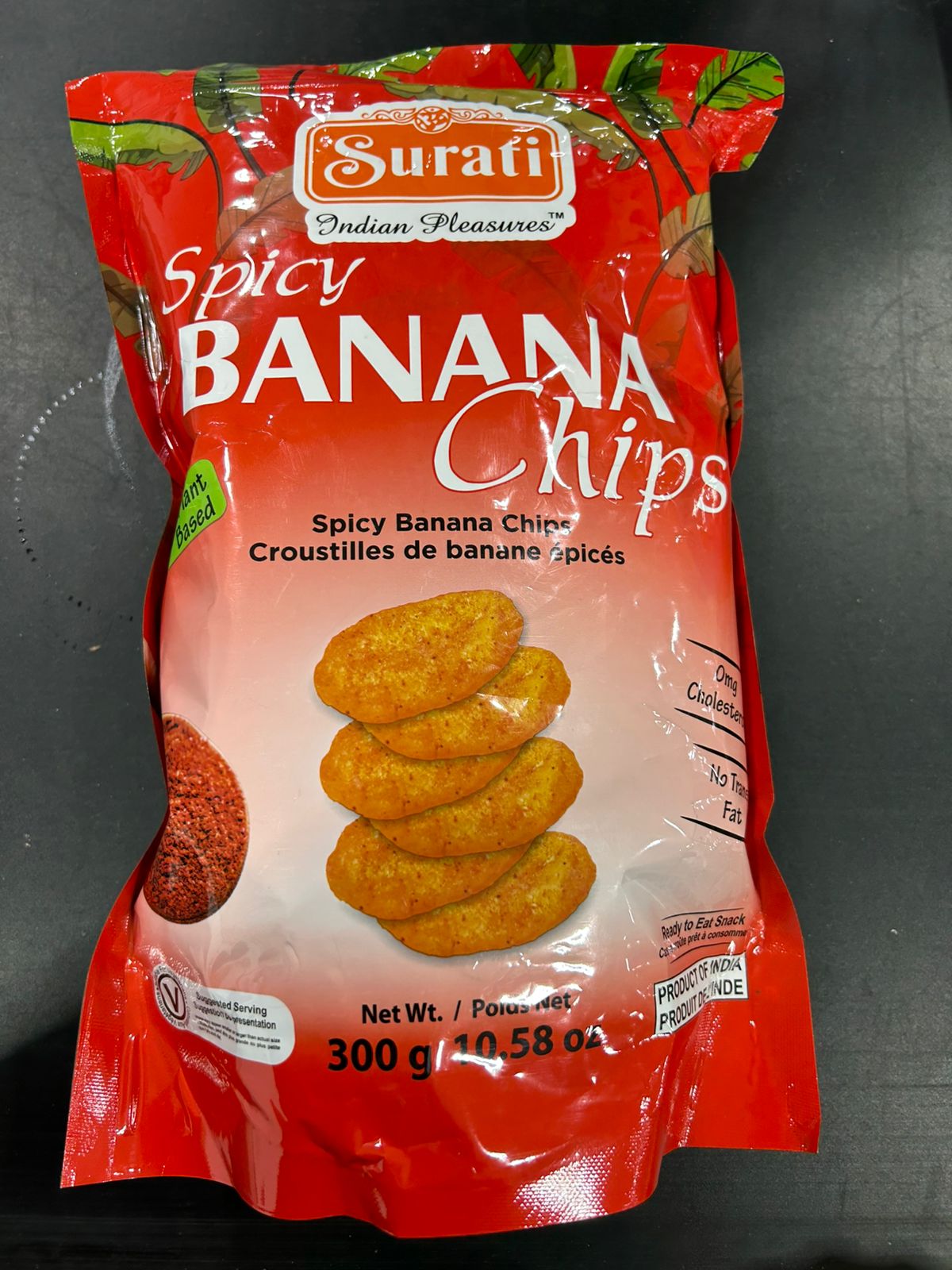 Surati Banana Spicy Chips 300G