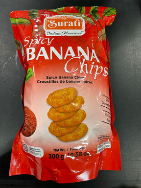 Surati Banana Spicy Chips 300G